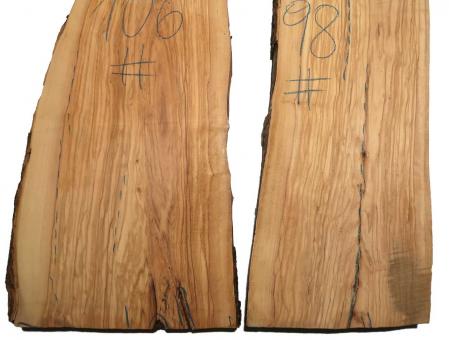 1x Olivenholz Olivenbaum Holz 98x25-27cm x 45-48mm #98 