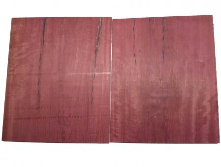 2x Amarant Holz Purpleheart 50x42cm x 22mm 