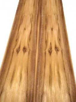 Teak Furnier wild gemasert Teakholz Teck 3D 266x11cm 2 Blätter 