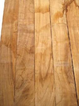 3x Olivenholz Brettchen Modellbau Bastlerholz 70x9/9,5cm 9/11mm 