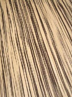 Zebrano Furnierholz Blatt mit Vlies SaRaiFo 250x63-64cm 