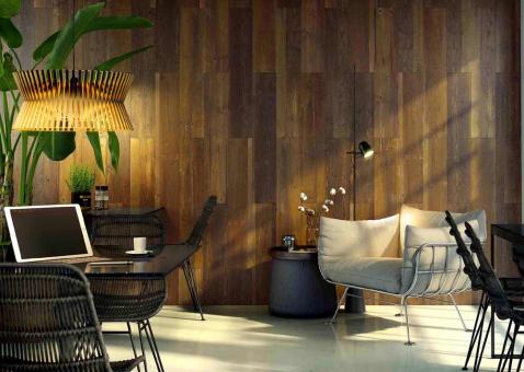 Muster Altholz Wandverkleidung Wood It Up Holzwand braun 