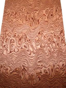 Bubinga Pommele Maser Wurzelholz Furnier SaRaiFo 250x29-31cm 