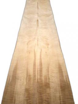 Ahorn Riegel Furnier Kern geriegelt +++ E 241x33/37cm 1 Blatt 