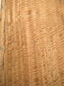 Eukalyptus Riegel Brett Holz Schmuck Curly 74x48/50cm 15/17mm 
