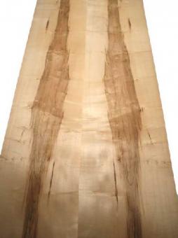Ahorn Furnier Ahornholz mit Kern wild 3P 305x41/45cm 1 Blatt 