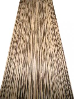 Zebrano Furnierholz Blatt mit Vlies SaRaiFo wild 250x31-32cm 