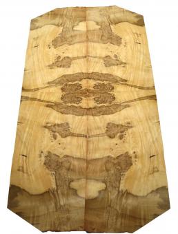 Laurel Maserholz Furnier Wurzelholz Intarsie G1 70x24-40cm 2 Blätter 