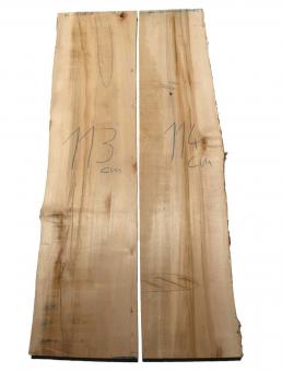 Ahorn Holz Brett Ahornholz Ambrosia Maple 114x24-26cm 39mm 