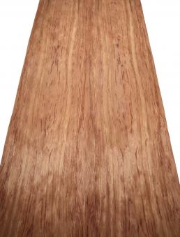 Bubinga Rosenholz Furnierholz 3D 173x19-21cm 2 Blätter 