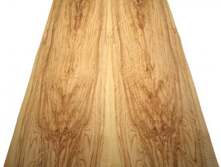 Oliven Furnier Olivenholz Riegel Curly 3E 168x29-31cm 2 Blätter 