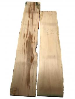 Satin Nussbaum Holz Amberbaum 150x25-28cm x 24mm 