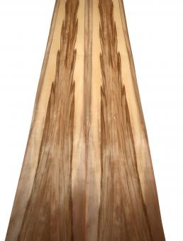 Satin Nußbaum Furnier Amberbaum 3i 186x14,5-17cm 2 Blätter 