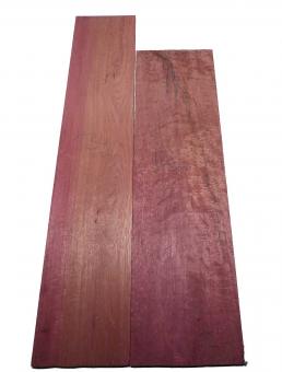 Amarant Holz Purpleheart Brett 134x26,5cm x 22mm 