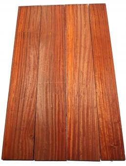 Padouk Riegel Holz Paduk Korallenholz 105x17-18cm x 22mm R1 