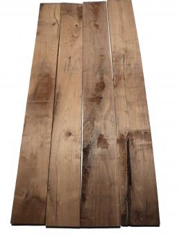 2x Nussbaumholz Walnussholz Brett 136x15cm x 24mm W6 