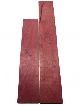 Amarant Holz Purpleheart wood Brett 102x16,5cm x 22mm 