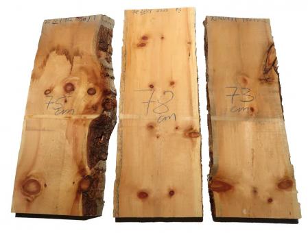 Zirbenholz Zirbelkiefer Arve Holz Zirbe 75x28-32cm x 48-50mm 