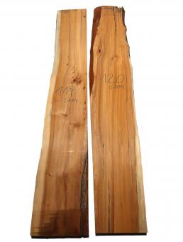 Eibe Holz Eibenholz Edelholz Brett 120x18-22cm x 37mm 