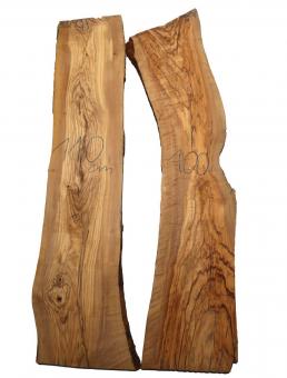 Olivenholz Brett Olivenbaum Baumscheibe 110x20-24cm x 25mm 