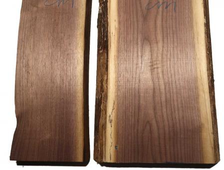 Nussbaumholz Walnussholz Nussholz 103x18-21cm x 58mm 
