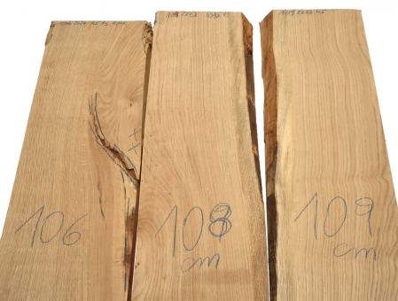 Eichenholz Brett Eiche Holz rustikal 108x22-23cm x 43-45mm 