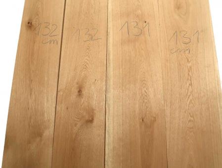 2x Eichenholz Brett Eiche Holz DIY 131x26cm x 23mm 