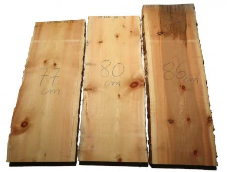 Zirbenholz Zirbelkiefer Arve Holz Zirbe 80x30-31cm x 52mm 