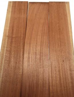 3x Mahagoni Holz Brett  95x19-20cm x 24mm 