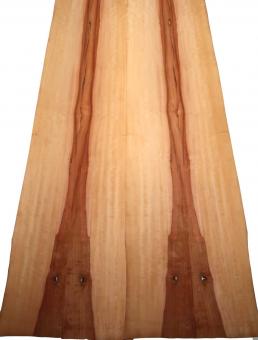 Birnbaum Furnier Holz Birnenfurnier 2Y 141x17-20cm 3 Blätter 