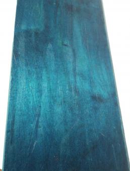 Ice Blue Türkis REZYWOOD stabilisiertes Holz 71x23-24x5cm 