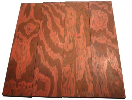 Padouk Maser SaRaiFo Holz nachhaltig Paduk 83x21,5cm x 51mm 