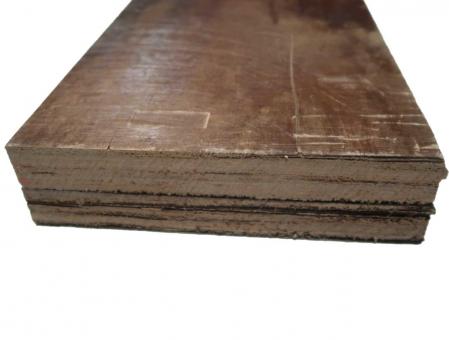 Nussbaum REZYWOOD stabilisiertes Holz 71x23-24x5,0cm 