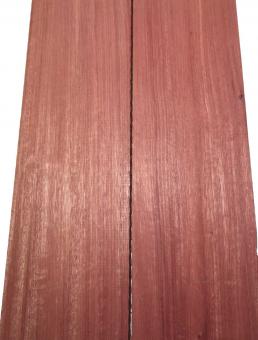1x Amarant Holz Purpleheart schlicht 86x29-31cm x 22mm 