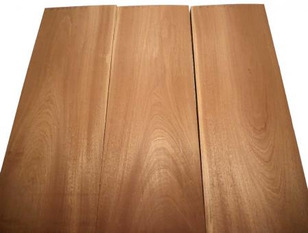 1x Mahagoni Holz Sapeli Flader 66x22cm x 48mm 