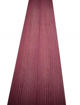 Amarant Furnier Riegel Curly Purpleheart 163x13,5-15cm 9 Blätter 
