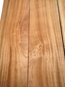 3x Mahagoni Holz Brett Leisten Sapeli 91x15cm x 23mm #A1 